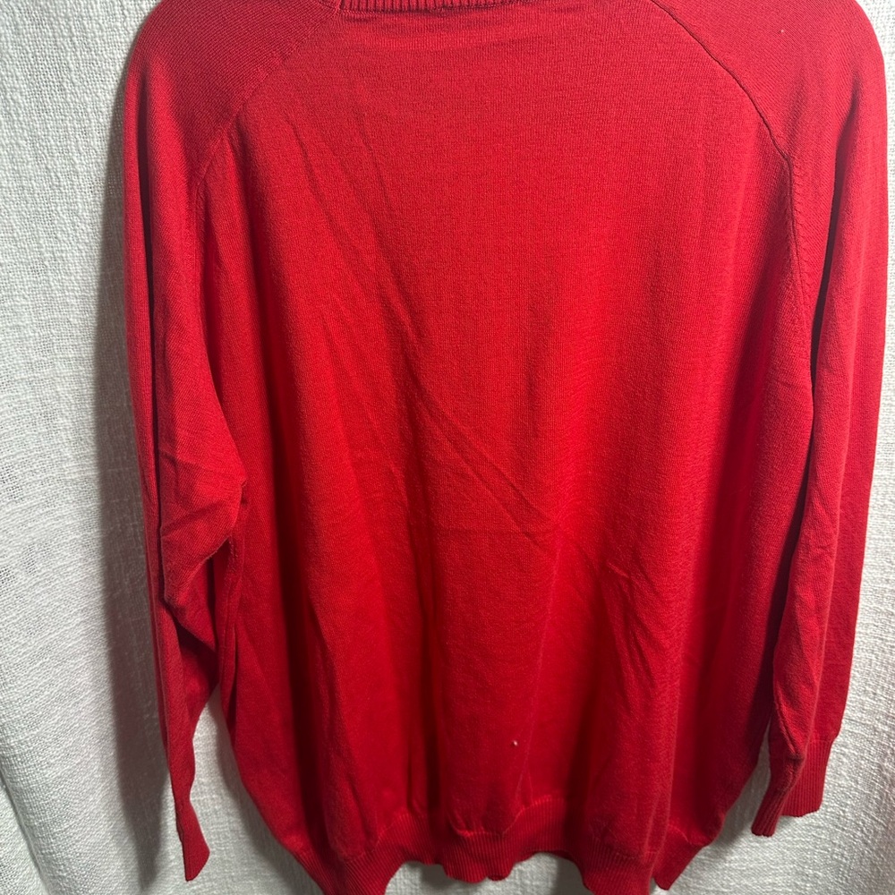 Universal Standard Eco Relaxed Core Crew – Size Small – Flame Red - Picture 5 of 7